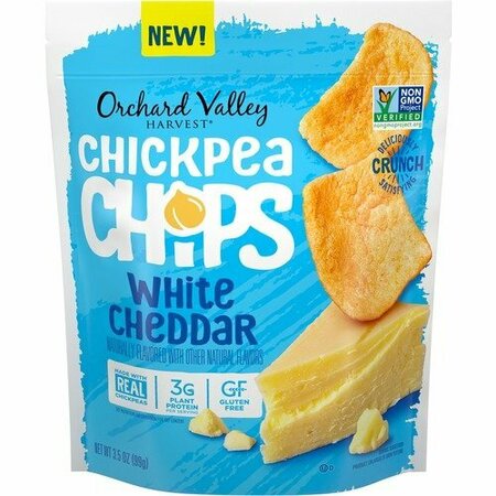 JOHN B SANFILIPPO & SON Chips, Chickpea, White Cheddar, 3.5 oz, Multi, 6PK JBSV14028